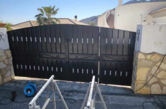 Existing Gate Upgraded with Galvanised Sheeting for Privacy and Reduced Dog Reactivity