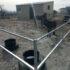 Curved Railings Fabricated, Painted and Installed