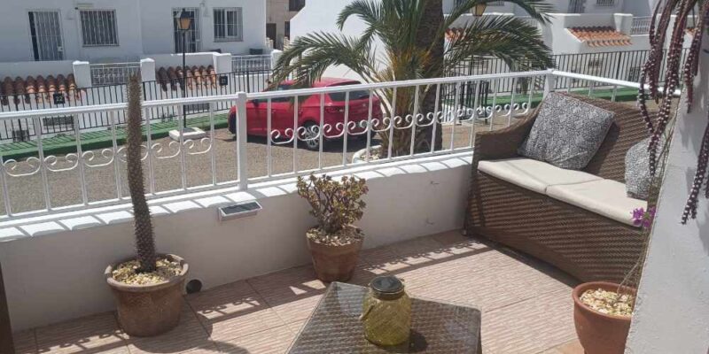 Neighbouring railings in Mojacar