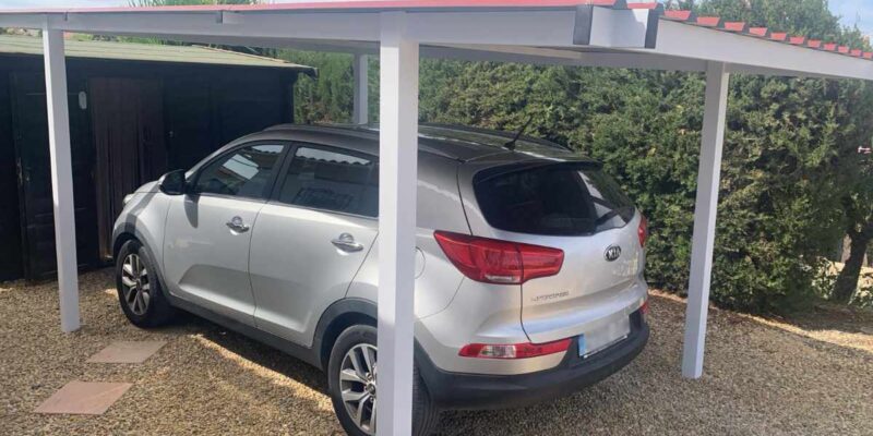 Carport 6x3m