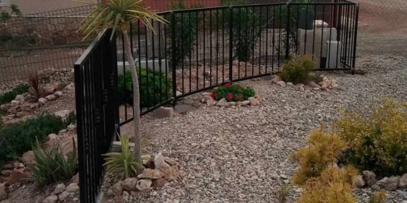 Curved Railings Fabricated, Painted and Installed