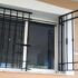 Curved Perimeter Railings and Double Gates