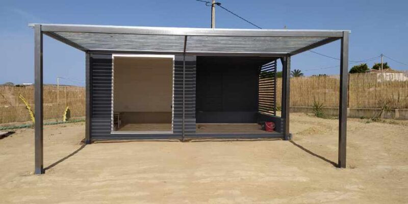 Steel Framed Pergola