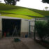 Donkey railings and feed store door